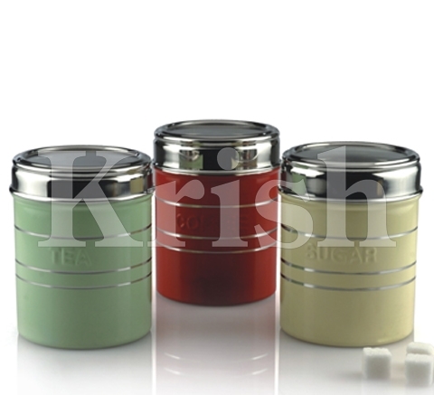 Coloured See Through Canister T/S/C