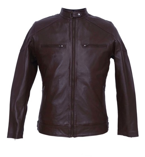 Brown Men Leather Jacket