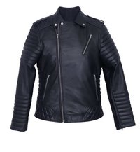 Men Black Leather Jacket