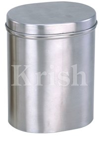 Semi Oval Canister - Color: As Per Requirement