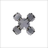 Union Cross - Polished Metal, Silver Finish | Durable For Industrial And Commercial Applications