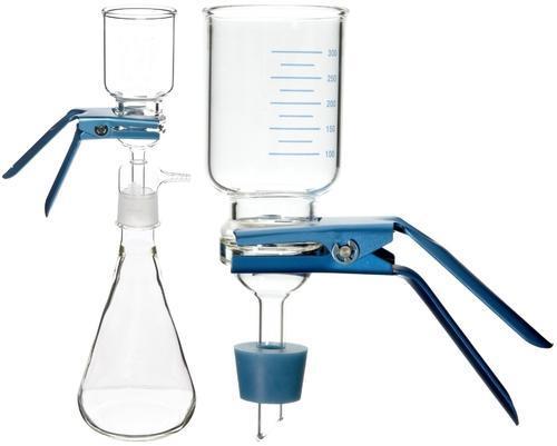 Membrane Filter Holder Assembly with Membrane Support Funnel,Flask And Clamp, Rubber Cork Fitting