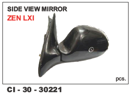 Side View Mirror Zen LXI L/R - 4 Wheeler Design | Warranty Included, Perfect for Enhanced Vehicle Visibility