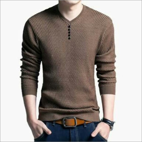 Mens Knitted T Shirt