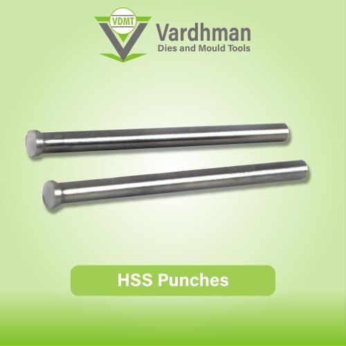 HSS Punches - HSS M2-M42-M35 Material, 50mm/70mm/80mm/100mm Length, Silver Color | Superior Durability, Precision Engineering, Versatile Industrial Applications