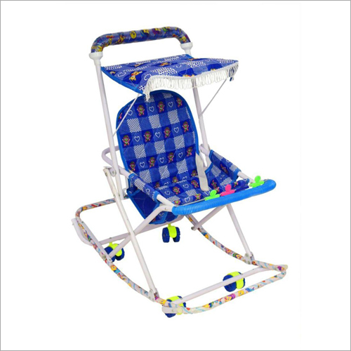 Available In Multicolor Plastic And Steel Baby Walker Cum Rocker