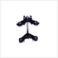 E-rickshaw Handle Tee Set - Ci Material, T-shaped, Black Color | Durable Design, Dimensionally Stable, Impact Resistant For Long-term Use