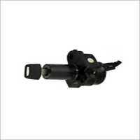 E Rickshaw Ignition Lock - Metal, Black | Durable And Customizable Design For E-rickshaw Use