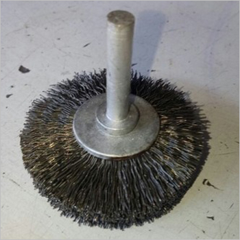 Brass Coated Spindle Cup Brush