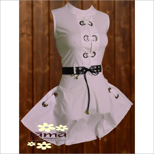 Tunic With Belt Dress Bust Size: 36 Inch (In)