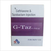 Ceftriaxone And Tazobactam Injection - 1.125 Gm Liquid Form, Cool & Dry Storage Instructions, Dosage As Per Doctor's Advice