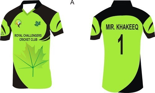 Polyester Promotional Sublimation Cricket Jersey