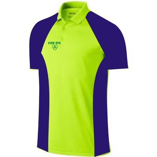 Promotional Cricket Sports Jersey - Polyester Fabric, Sizes XS to XXXL | Polo Collar, Short Sleeves, Printed Pattern for Boys