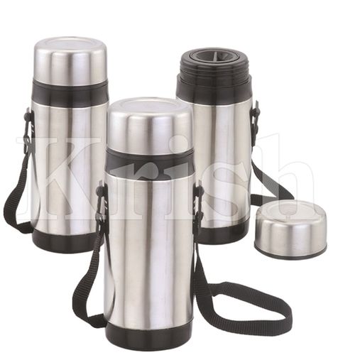 Dum Flask With Belt - Color: As Per Requirement