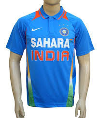 Polyester Promotional Blue Cricket Jersey