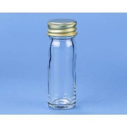 Bottle, McCartney Universal, Wide Mouth, Clear Neutral Glass,Autoclavable with Aluminium cap And rubber Washer