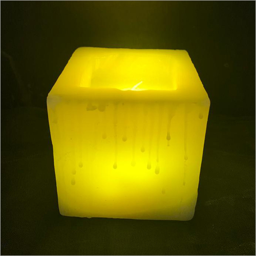 Dripping Square LED Candle