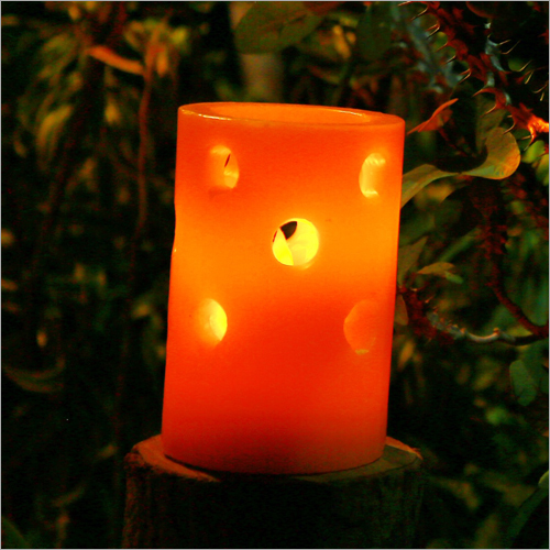Savitur Orange Lantern LED Candle By SWASTIKA INDUSTRIES