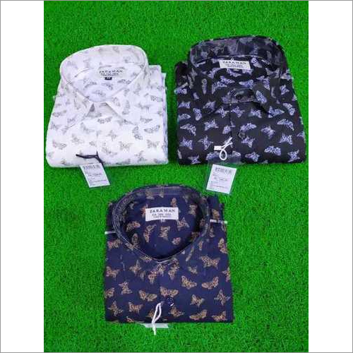 Party WEAR Shirt - Cotton Blend Sizes M L XL | Available in Multicolour Full Sleeves Printed Quick Dry Washable No Fade