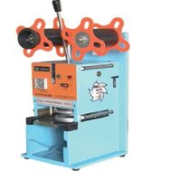 Water Cup Sealing Machine - 450x360x690mm Size, Blue Color | 650 Cup/hr Capacity, 400w Power, Manual Operation