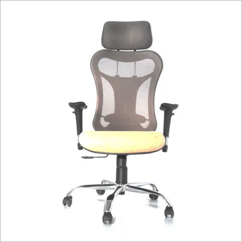 Optima Chair with Headrest - Height Adjustable 1200mm, 650mm Width | Modern Design, Two-Way Adjustable Handle, Synchro Tilt Mechanism, Superior Lumbar Support