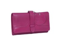 Ladies Flap Closure Threefold Wallet