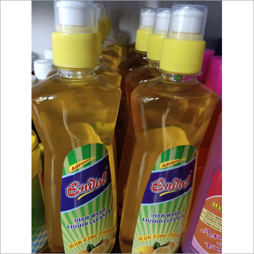 Dish Wash Liquid Cleaner - Chemical Compound Formula | Non-Toxic, Environment Friendly, Yellow Color, Effective for Utensil Cleaning