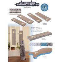Cat Corrugated Scratcher Board Pad Toys