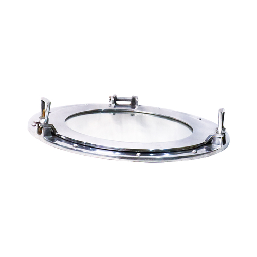 Silver Chrome Porthole Mirror 24 Porthole Nautical Wall Hanging Mirror