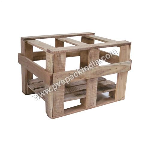 Wooden Pallet Crate - Color: Brown