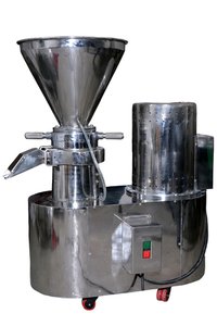 Stainless Steel Commercial Peanut Butter Machine - Color: Silver
