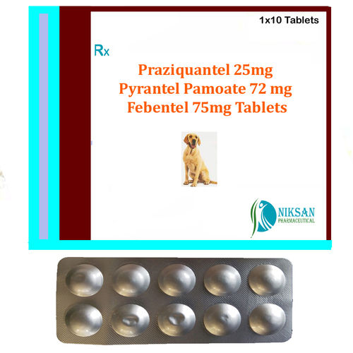 Praziquantel Pyrantel Pamoate And Febentel Tablet