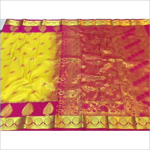 Ladies Silk Saree - Silk Material, Wrinkle Free, Tear Resistant | Smooth Texture, Skin Friendly, Ideal for All Seasons