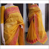 Ladies Kota Saree - Cotton Blend, Multicolor | Beautiful Printed Design Enhancing the Elegance of the Wearer