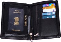Leather Passport Holder Case