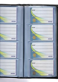 Visiting Card Album, (4 Cards In a Row)