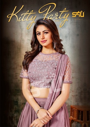 Dry Cleaning Fancy Designer Kurtis Heavy Georgette Silk Muslin Fabrics