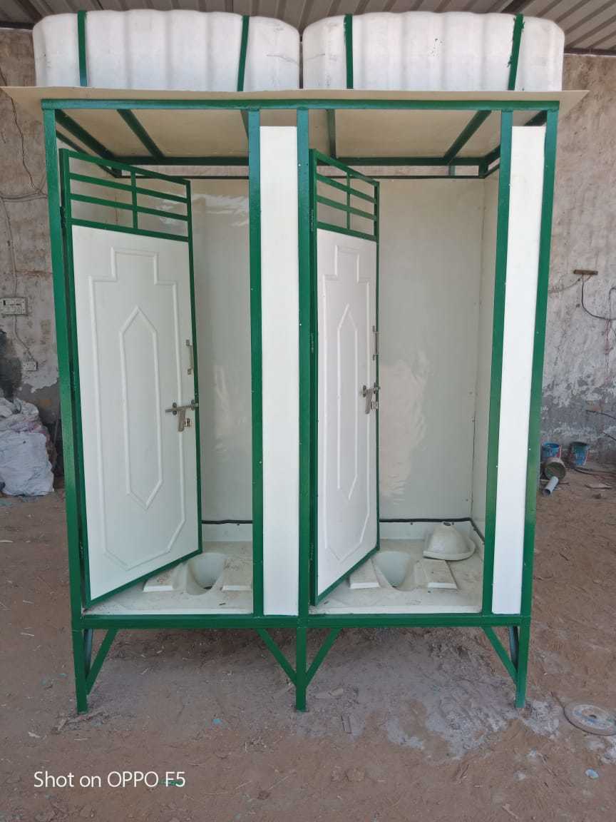 Two Seater Portable Toilet Cabin