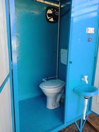 Western Style Single Seater Portable Toilet Cabin