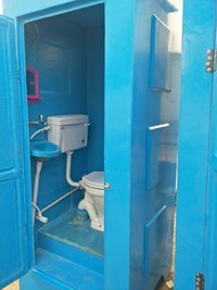 Western Style Single Seater Portable Toilet Cabin