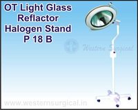 Ot Light Glass Reflactor Halogen Stand