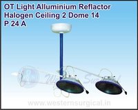 OT Light Alluminium Reflactor Halogen Ceiling 2 Dome 14