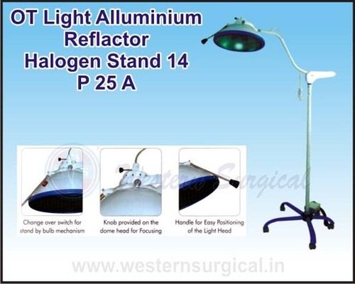 OT Light Alluminium Reflactor Halogen Stand 14