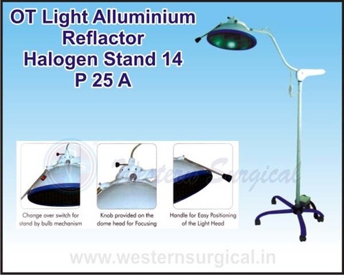 Premium OT Light Alluminium Reflactor Halogen Stand 14