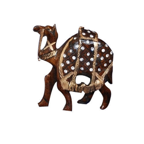 Antique Wooden Camel Statue