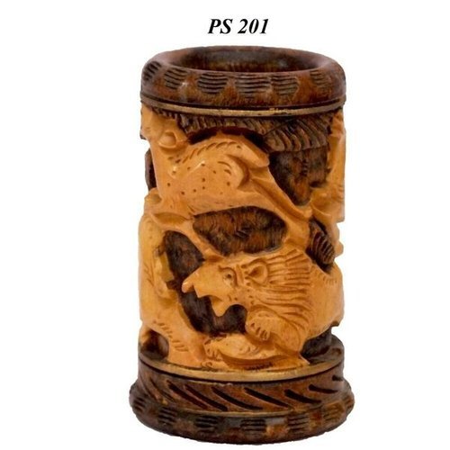 Handmade Pen Holder With Watch Table Top Gift Set