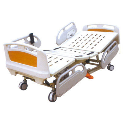 Electric Bed - Steel & ABS, 2000x900x500 mm, White | Heavy-Duty, 250 kg Weight Capacity, Electric Back & Leg Adjustment, 4 Durable Castor Wheels