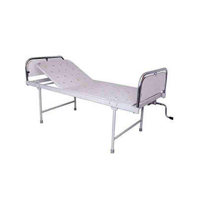 Hospital Beds - Steel Frame Adjustable Height 200x90x50 cm | Durable Design Easy Adjustment Patient Comfort 150kg Capacity Side Rails Included