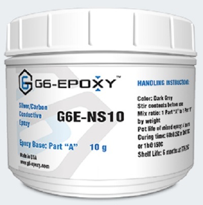 SILVER/CARBON CONDUCTIVE EPOXY G6E-NS10