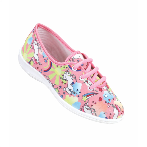 Girls Printed Belly Shoes